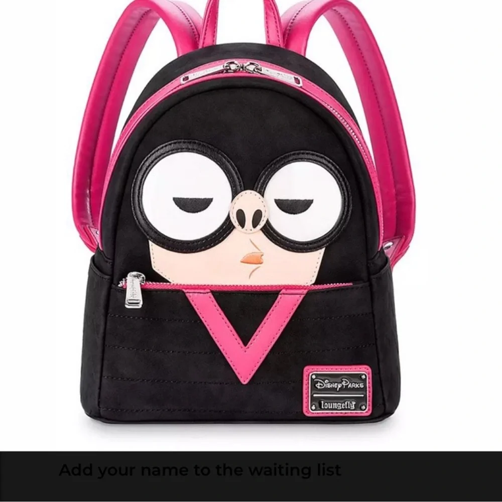 Loungefly Disney The Incredibles Edna Mode Cosplay Mini Backpack & Wallet